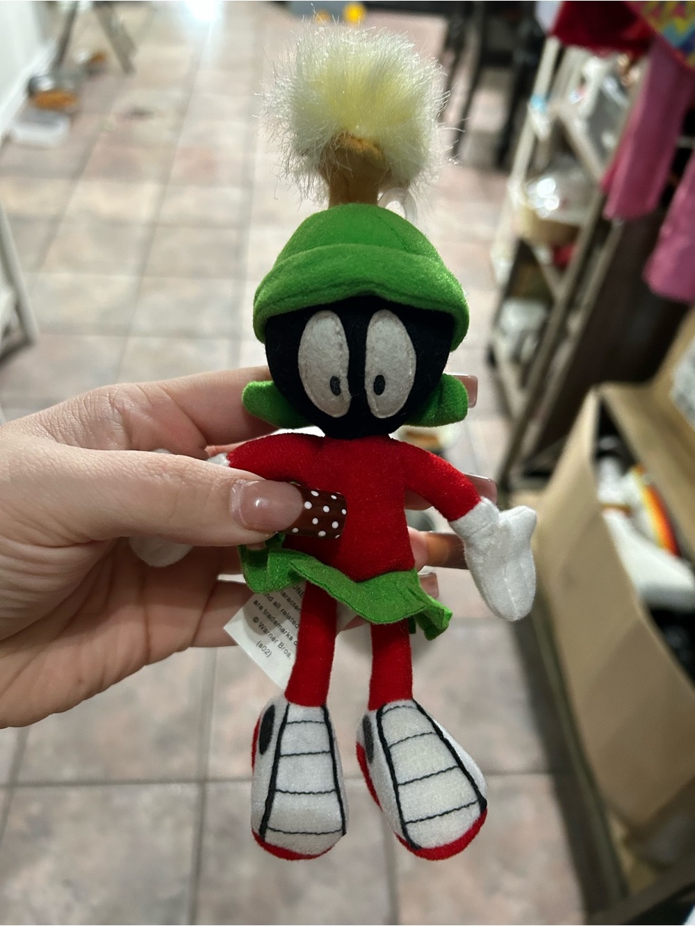Warner Bros. Marvin the Martian Plush - Red, Green & Black